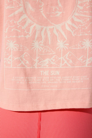 Spiritual Gangster Power of The Sun Spirit Crop Tank