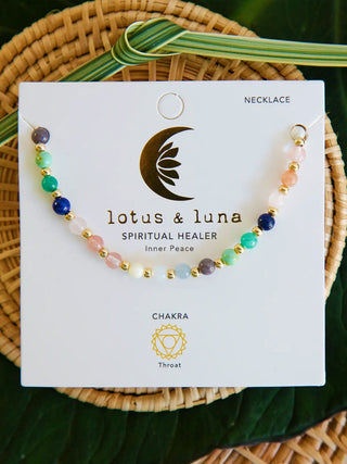Lotus & Luna Spiritual Healer Healing Necklace