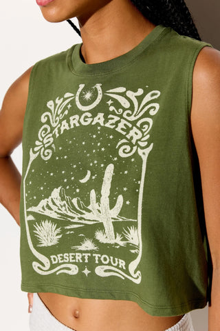 Spiritual Gangster Stargazer Spirit Crop Tank