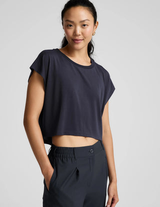 Beyond Yoga Studio Luxe Cropped Tee - Core