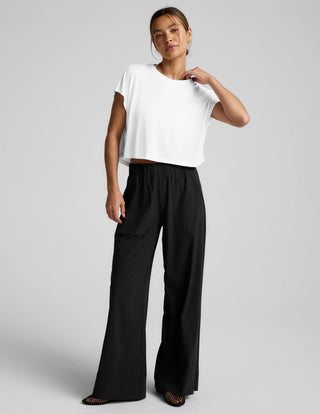 Beyond Yoga Studio Luxe Cropped Tee - Core