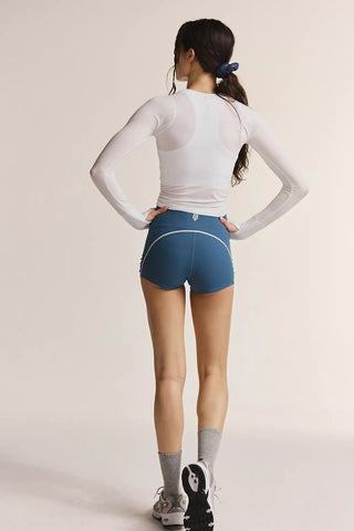 Free People Movement Tempo Ruched Long Sleeve