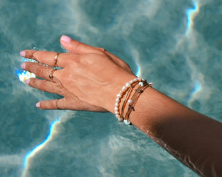 Tula Blue The Crown Pearl Bracelet