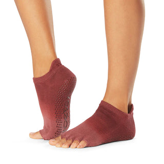 ToeSox Half Toe Low Rise Grip Socks