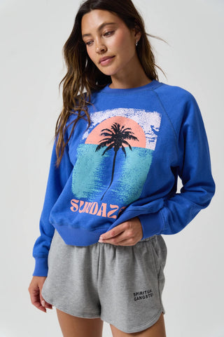 Spiritual Gangster Varsity Crew Sweatshirt