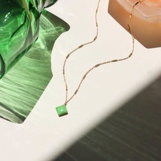 Token Jewelry Sola Verde Necklace