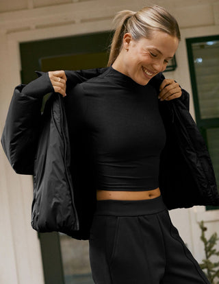 Beyond Yoga Warm Up Puffer Jacket