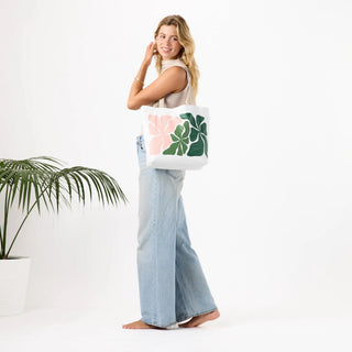 Aloha Collection Wavy Reversible Tote