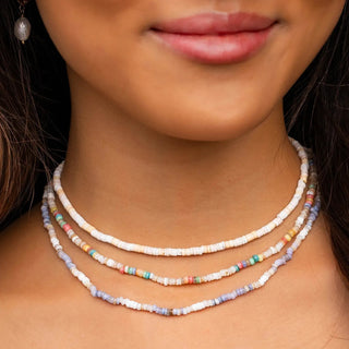 Lotus & Lotus Windansea Mini Puka Necklace