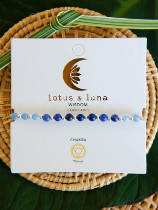 Lotus & Luna Wisdom Healing Bracelet