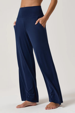 Spiritual Gangster Zen Rib Journey Wide Leg Pocket Pant