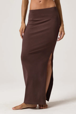 Spiritual Gangster Zen Rib Mia Maxi Skirt