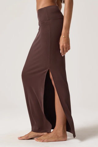 Spiritual Gangster Zen Rib Mia Maxi Skirt