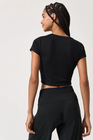 Spiritual Gangster Zen Rib Noa Crop Tee