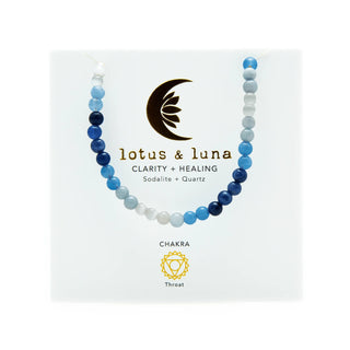 Lotus & Luna "Clarity + Healing" Healing Necklace
