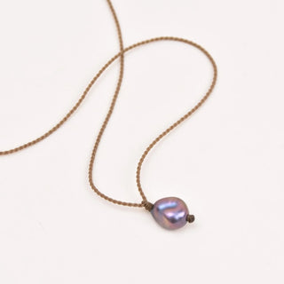 Tula Blue Drop Pearl Necklace