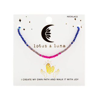 Lotus & Luna "Manifest My Path" Goddess Necklace