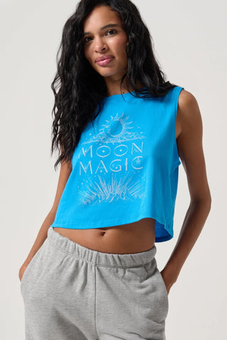 Spiritual Gangster Moon Magic Spirit Crop Tank