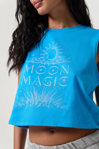 Spiritual Gangster Moon Magic Spirit Crop Tank