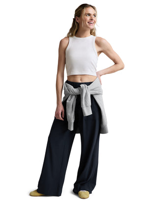 Beyond Yoga On Repeat Rib High Neck Cropped Tank