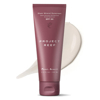 Project Reef sheer mineral sunscreen SPF 50