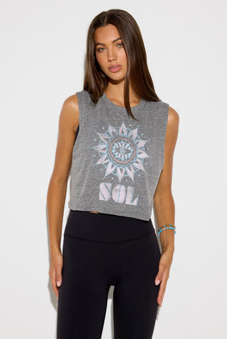 Spiritual Gangster Sol Spirit Crop Tank