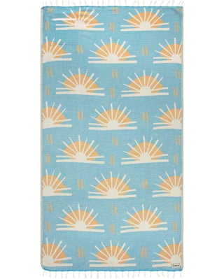 Sand Cloud Trestles Sand Resistant Towel With Zipper Pocket