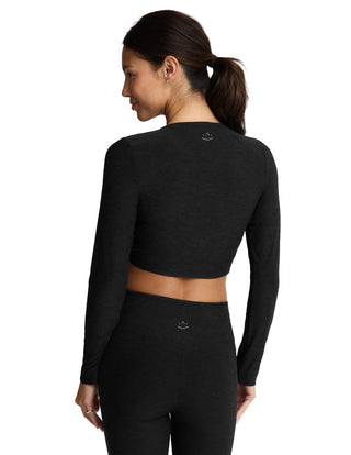 Beyond Yoga Twisted Cropped Long Sleeve
