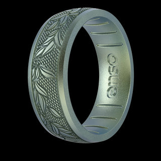 Enso Etched Signature Silicone Ring